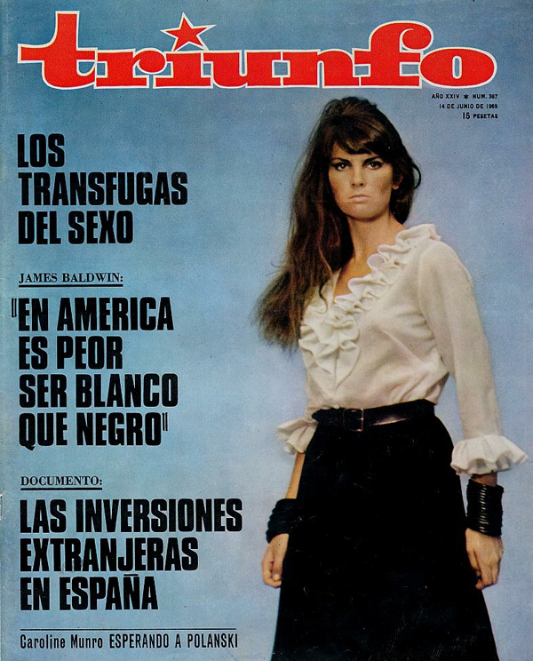 TRIUNFO magazine side cover Issue 367 14 June 1969