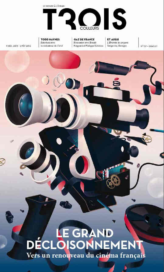 TROIS COULEURS magazine side cover Issue 137  