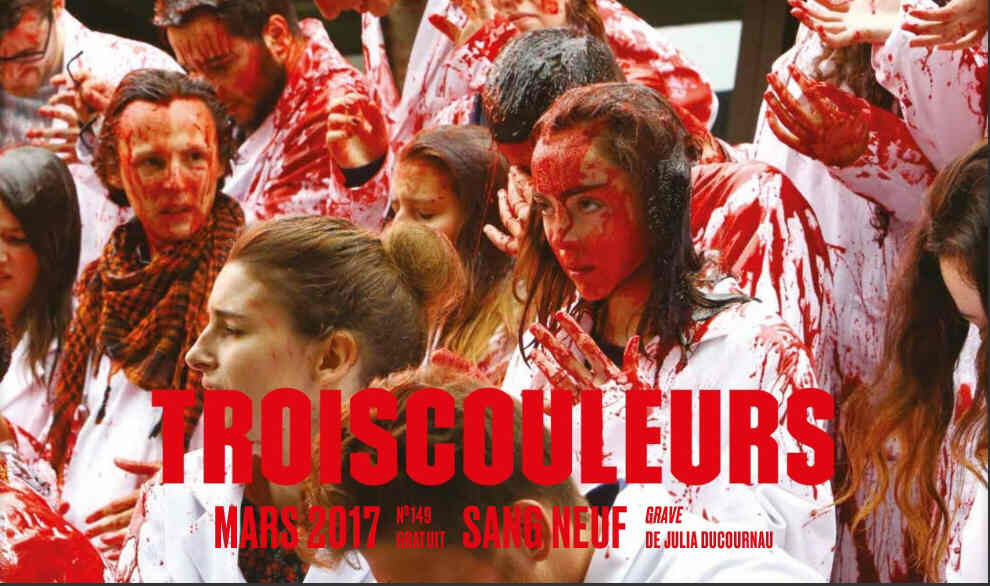 TROIS COULEURS magazine side cover Issue 149 March 2017