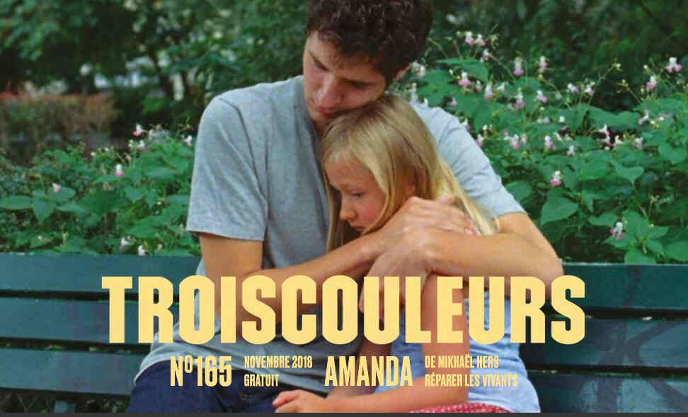 TROIS COULEURS magazine side cover Issue 165  November 2018