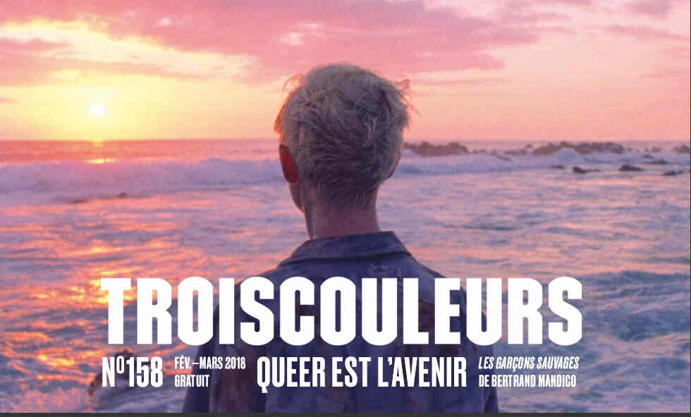 TROIS COULEURS magazine side cover Issue 158  February/March 2018