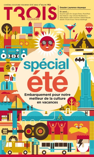 TROIS COULEURS magazine side cover Issue 103 Summer 2012