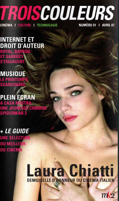 TROIS COULEURS magazine side cover Issue 51 April 2007