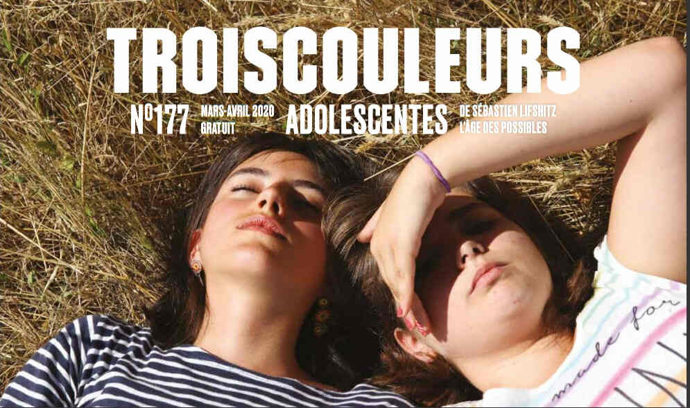 TROIS COULEURS magazine side cover Issue 177  March/April 2020