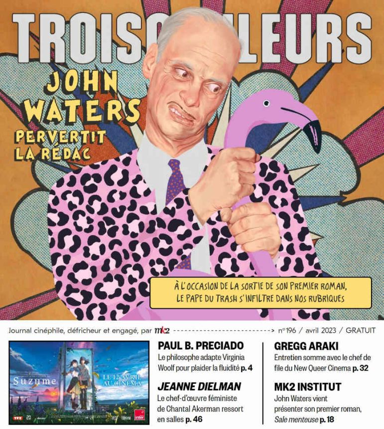TROIS COULEURS magazine side cover Issue 196  April 2023
