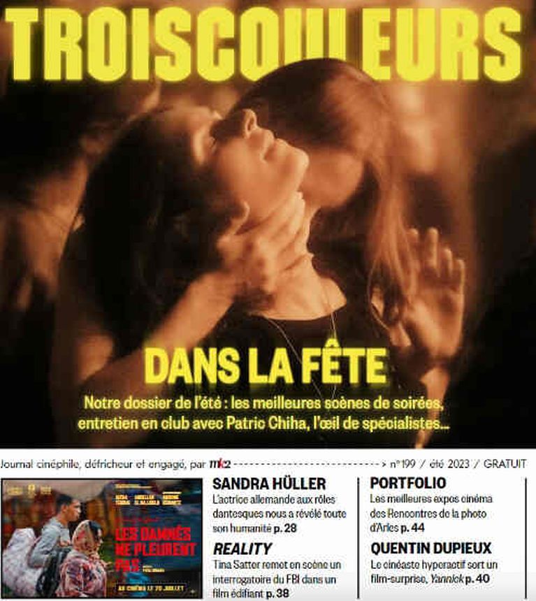 TROIS COULEURS magazine side cover Issue 199 Summer 2023