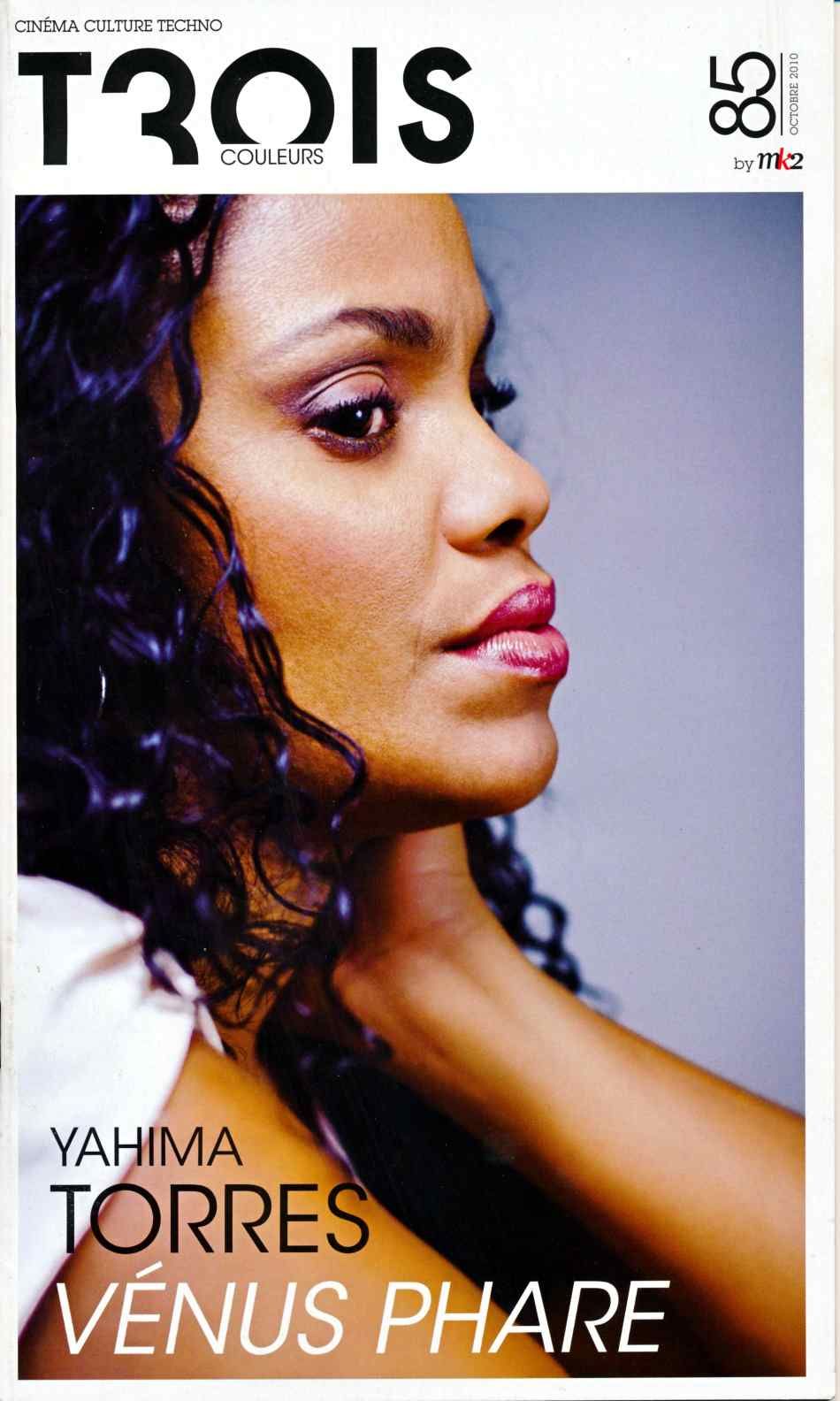 TROIS COULEURS magazine side cover Issue 85 October 2010