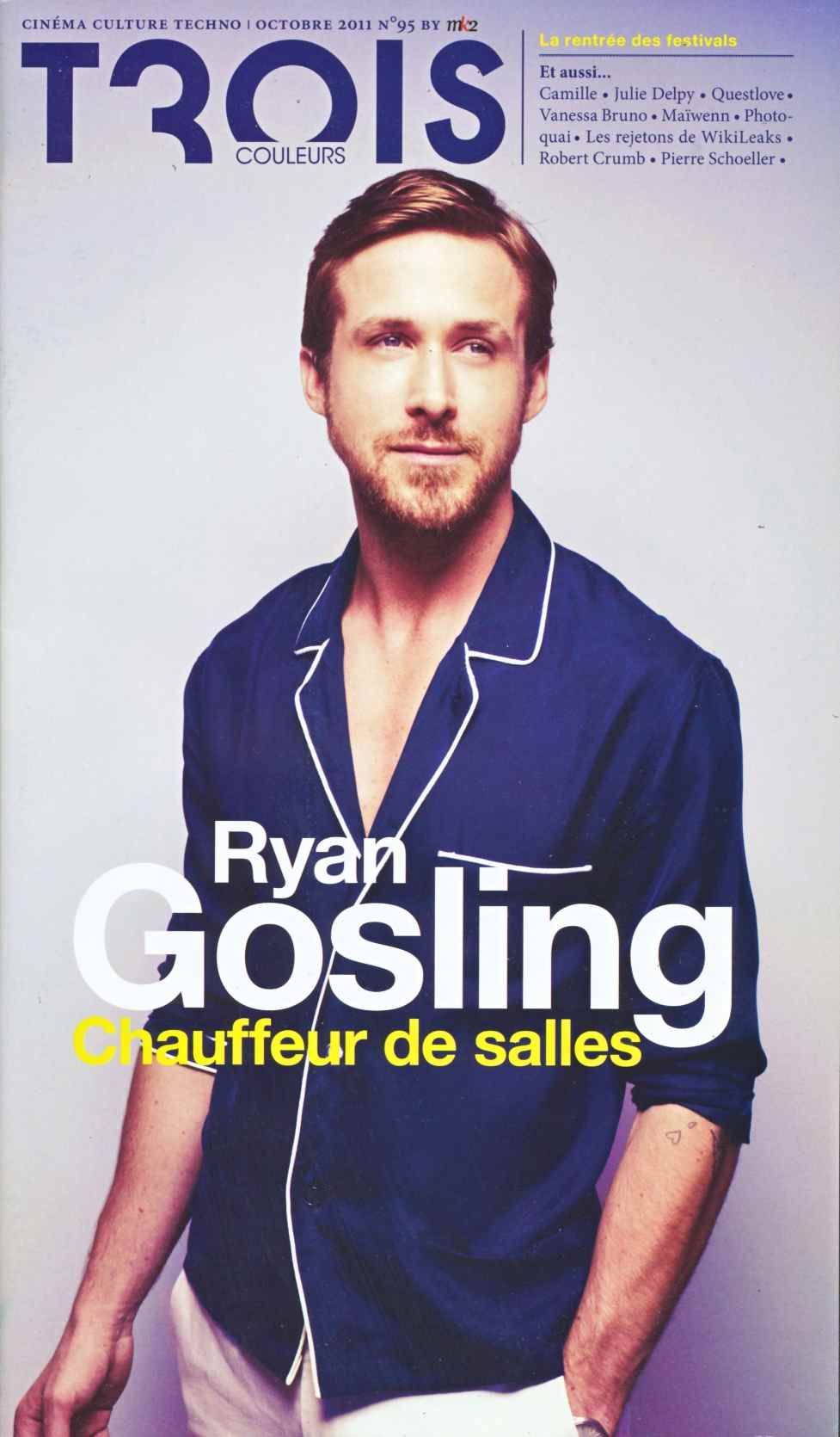 TROIS COULEURS magazine side cover Issue 95 October 2011