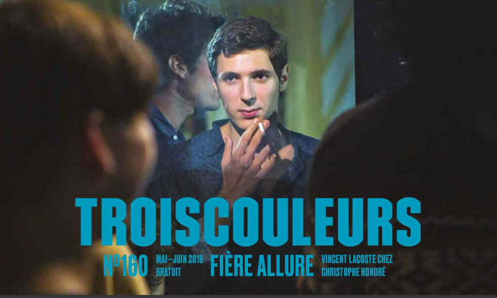 TROIS COULEURS magazine side cover Issue 160  May/June 2018