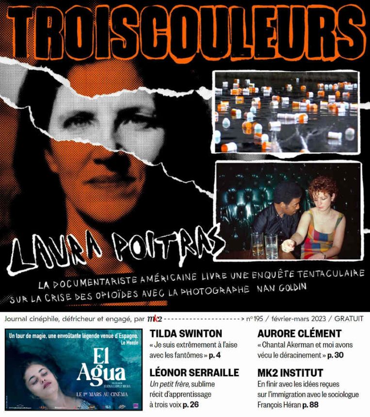 TROIS COULEURS magazine side cover Issue 195  February/March 2023
