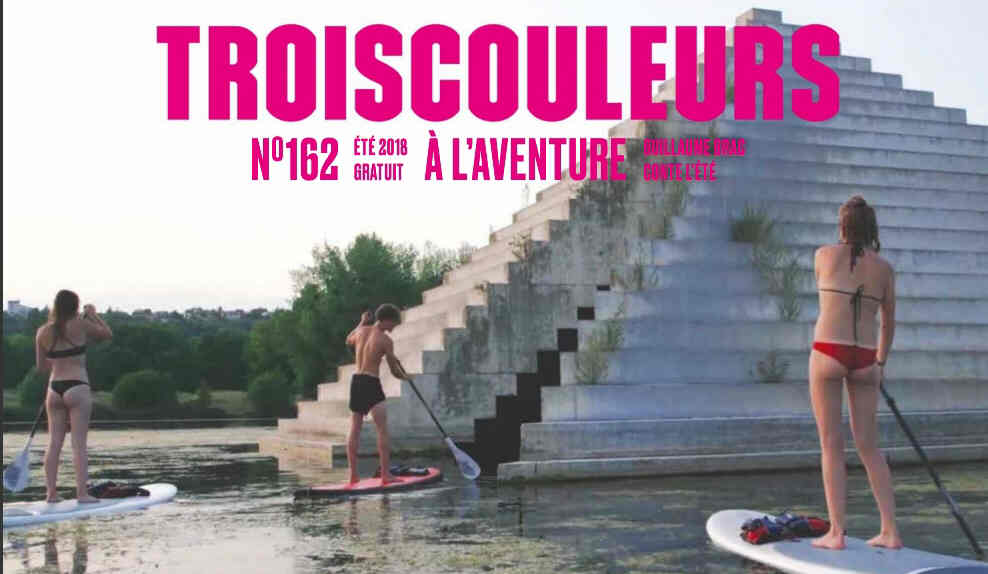 TROIS COULEURS magazine side cover Issue 162 Summer 2018