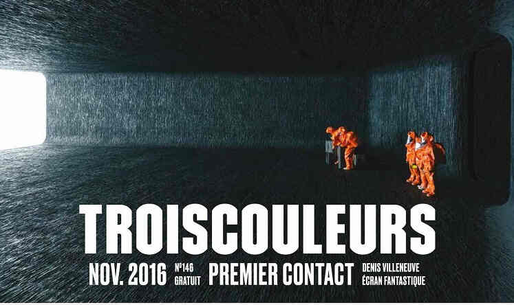 TROIS COULEURS magazine side cover Issue 146 November 2016