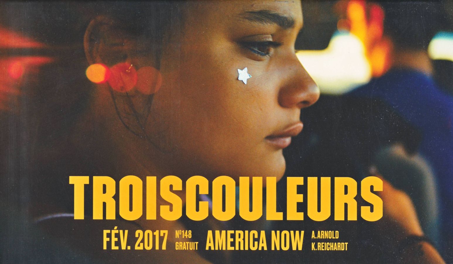 TROIS COULEURS magazine side cover Issue 148 February 2017