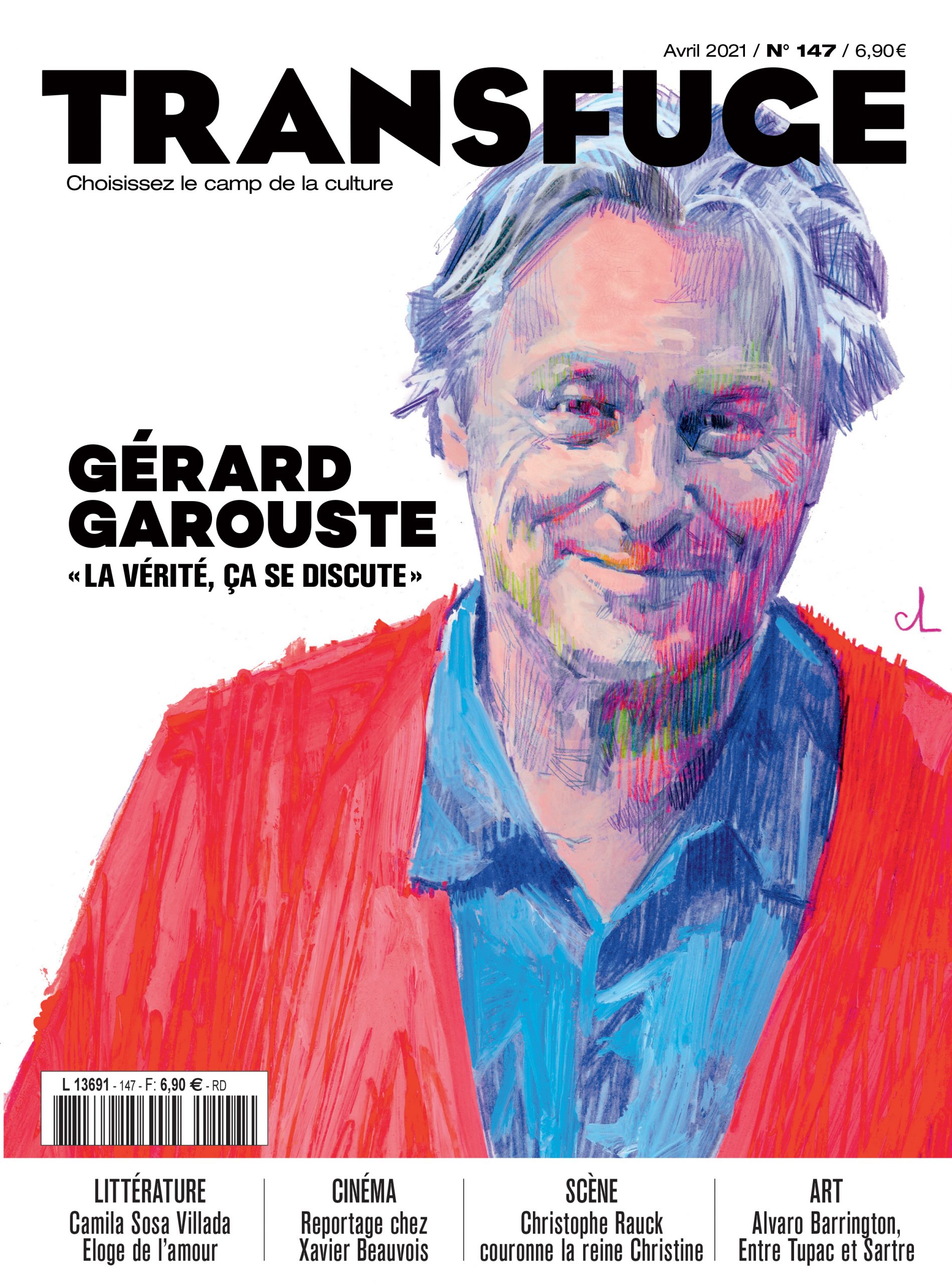 TRANSFUGE magazine side cover Issue 147  April 2021