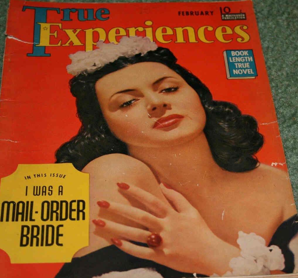 TRUE EXPERIENCES magazine side cover February 1941