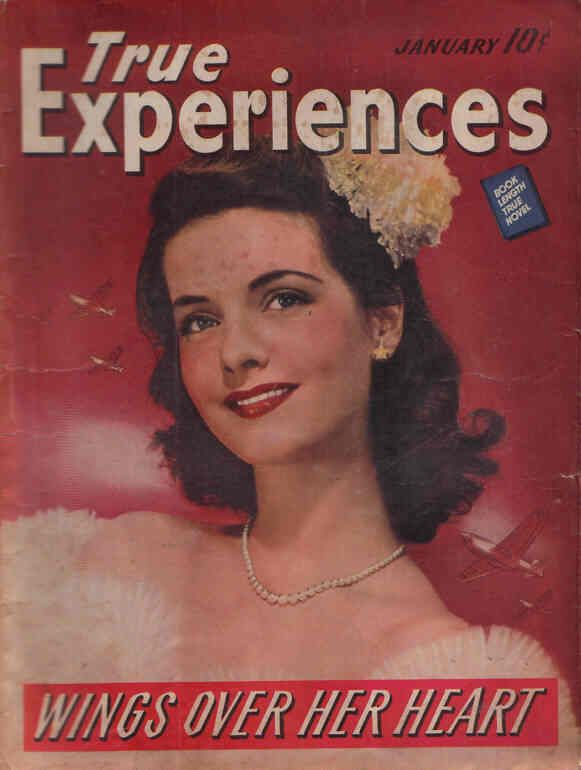 TRUE EXPERIENCES magazine side cover January 1943