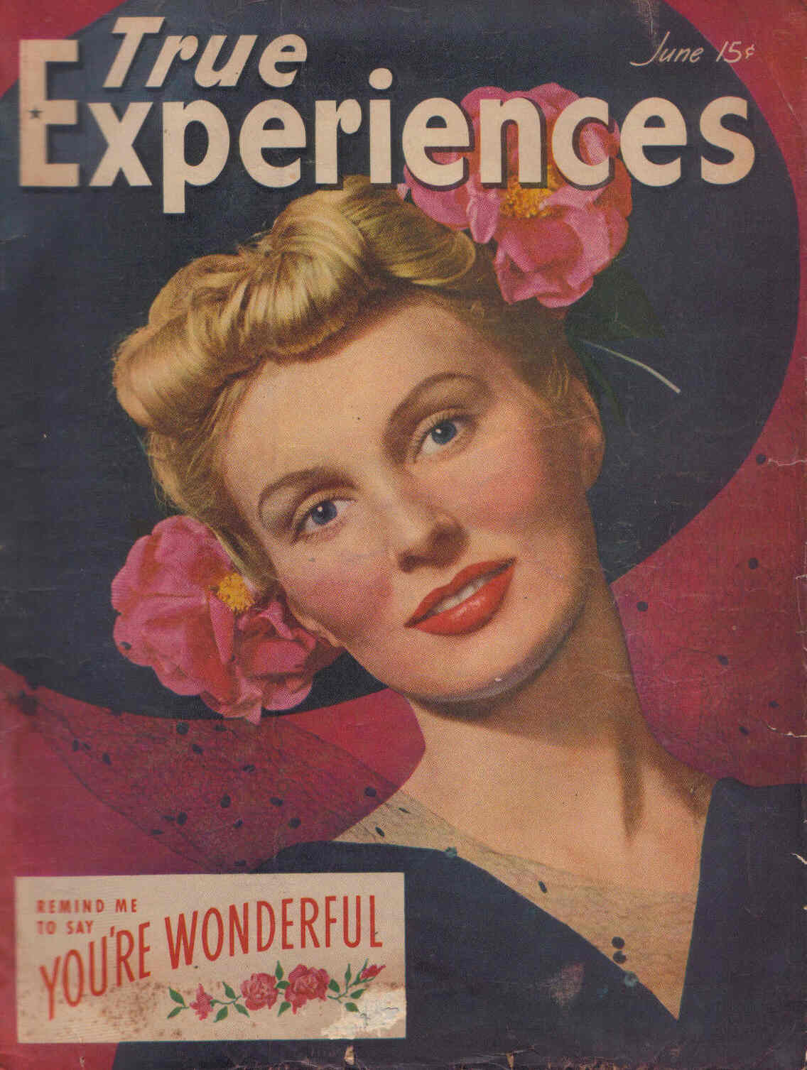 TRUE EXPERIENCES magazine side cover June 1946