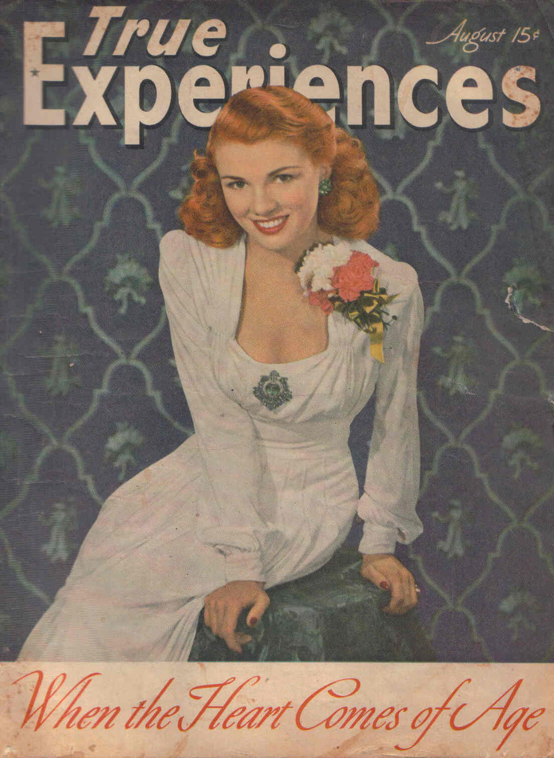 TRUE EXPERIENCES magazine side cover August 1946