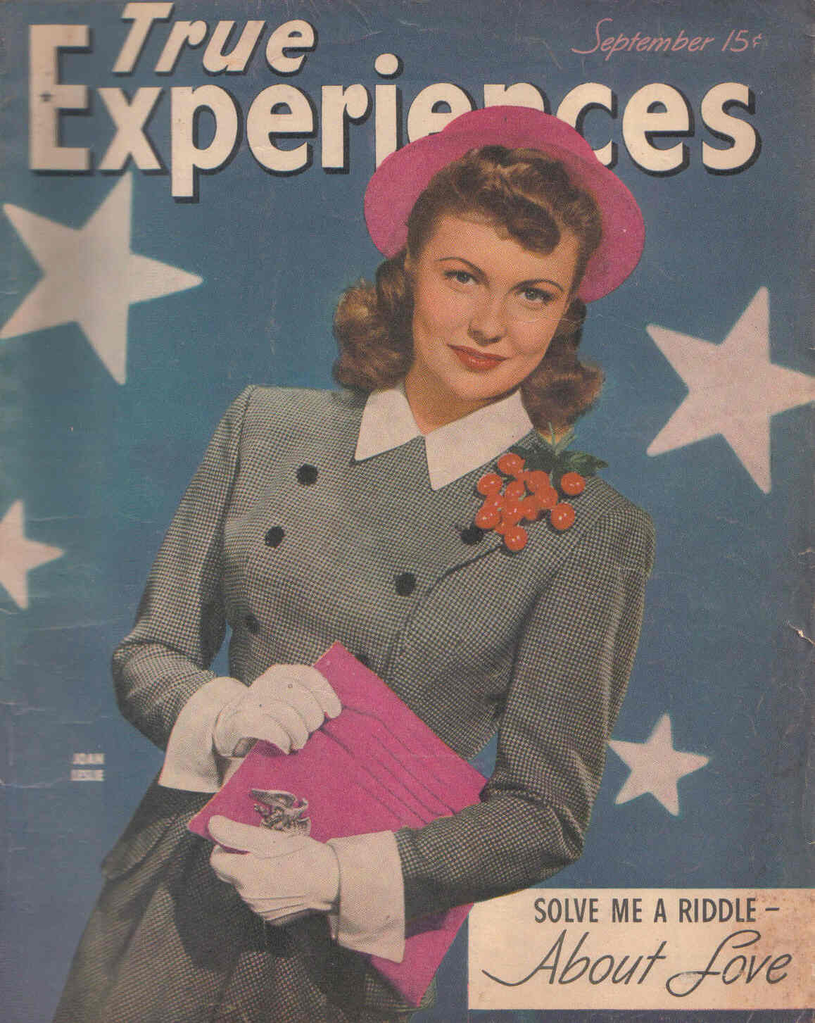 TRUE EXPERIENCES magazine side cover September 1946