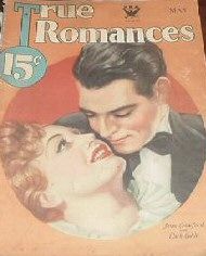 TRUE ROMANCES magazine side cover May 1934