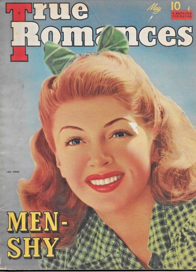 TRUE ROMANCES magazine side cover May 1940