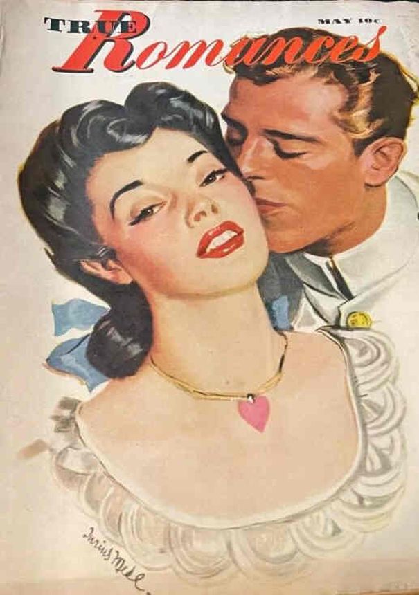 TRUE ROMANCES magazine side cover May 1945