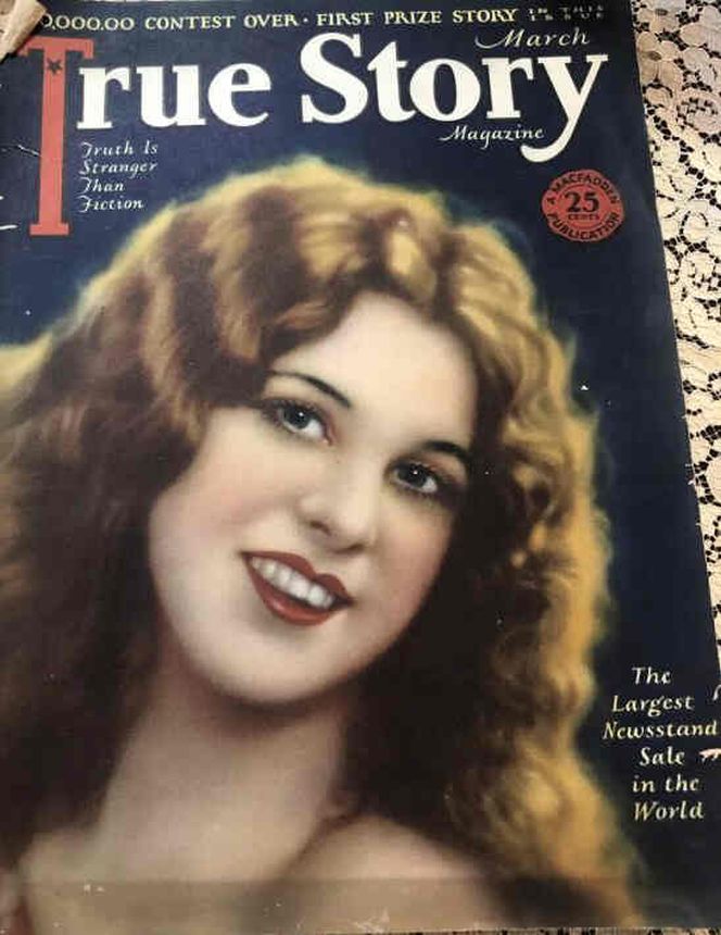 TRUE STORY magazine side cover Issue 52 March 1927