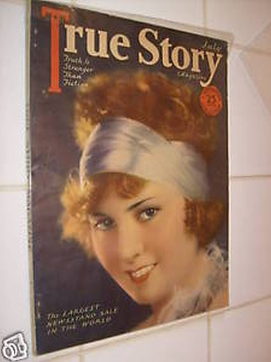 TRUE STORY magazine side cover Issue 56 July 1927
