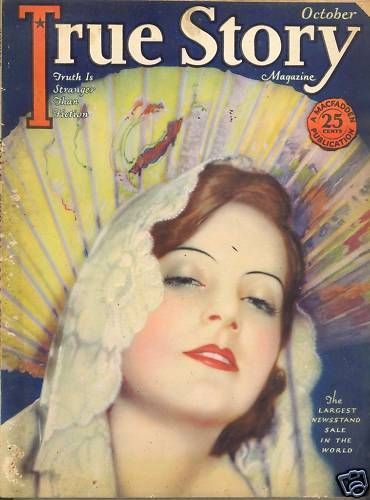 TRUE STORY magazine side cover Issue 59 October 1927