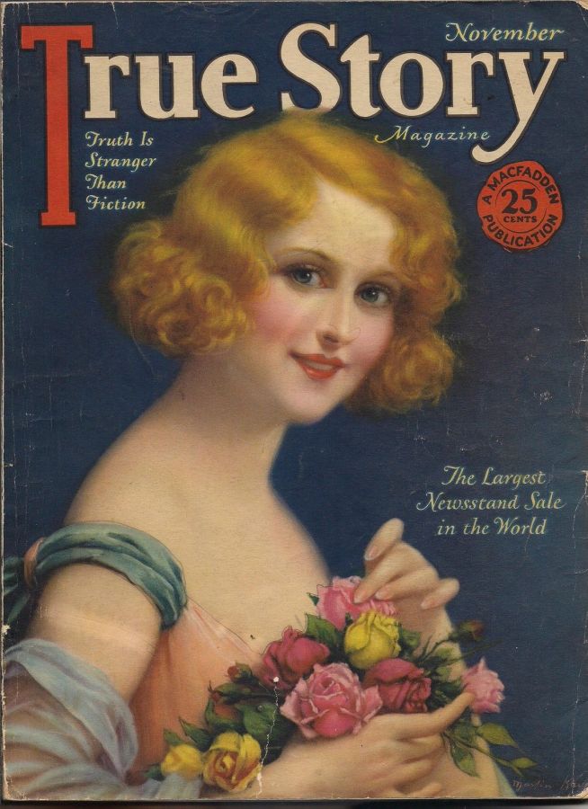 TRUE STORY magazine side cover Issue 60 November 1927
