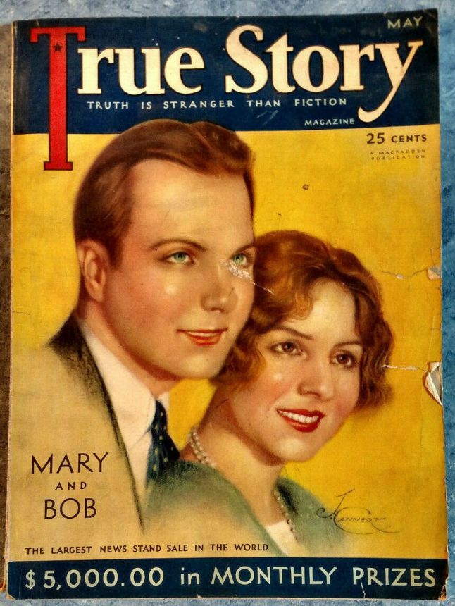 TRUE STORY magazine side cover Issue 90 May 1930