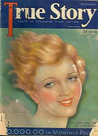 TRUE STORY magazine side cover Issue 109 December 1931