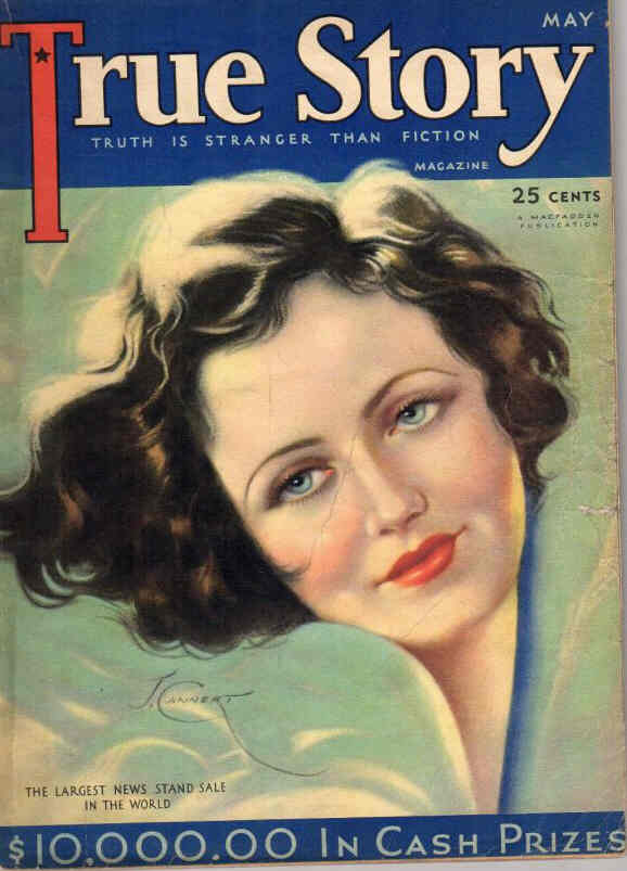 TRUE STORY magazine side cover Issue 114 May 1932