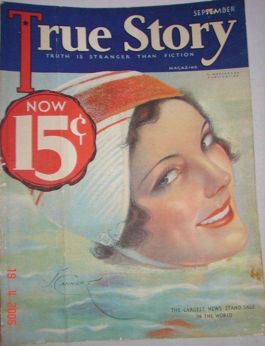 TRUE STORY magazine side cover Issue 118 September 1932