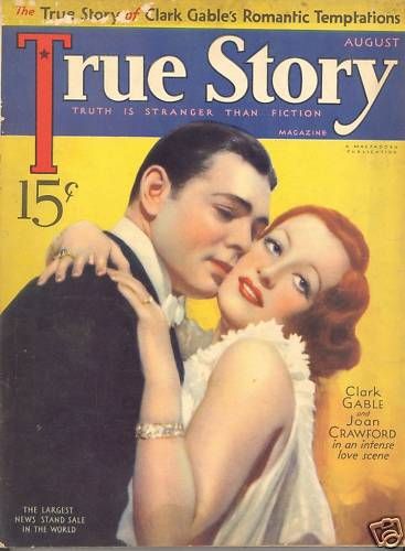 TRUE STORY magazine side cover Issue 129 August 1933