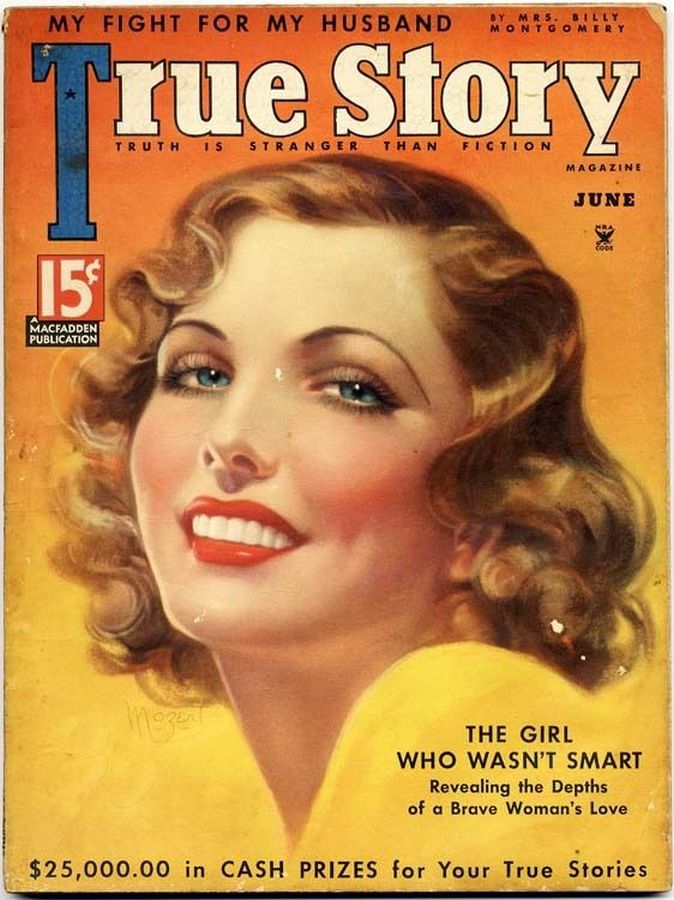 TRUE STORY magazine side cover Issue 151 June 1935
