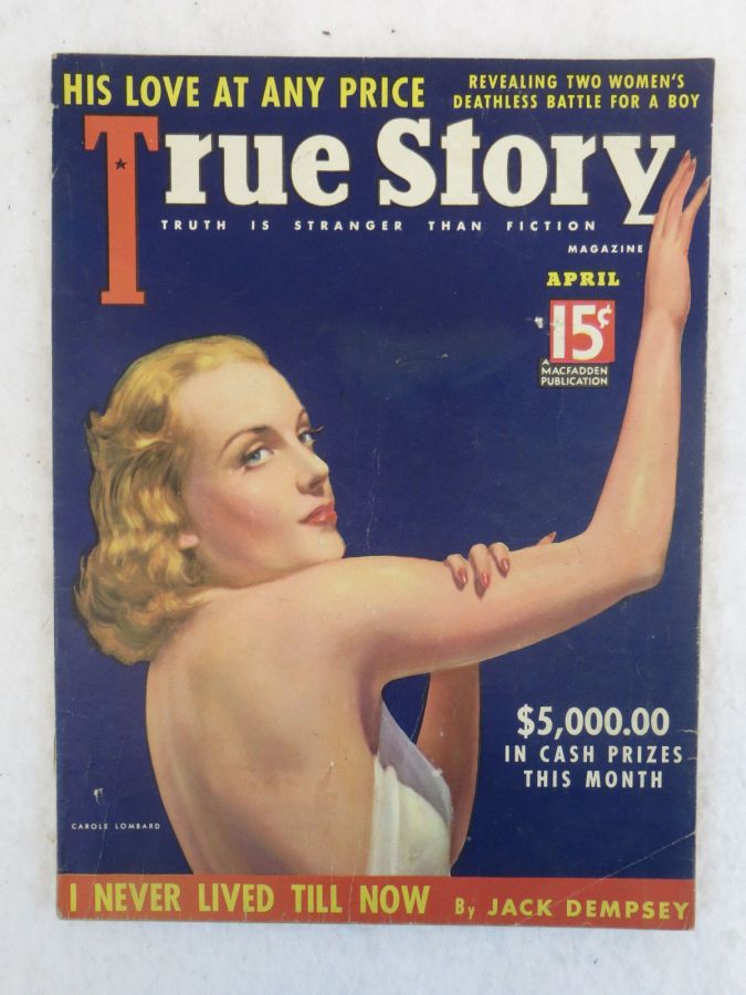 TRUE STORY magazine side cover Issue 173 April 1937