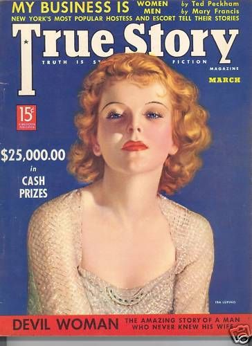 TRUE STORY magazine side cover Issue 184 March 1938