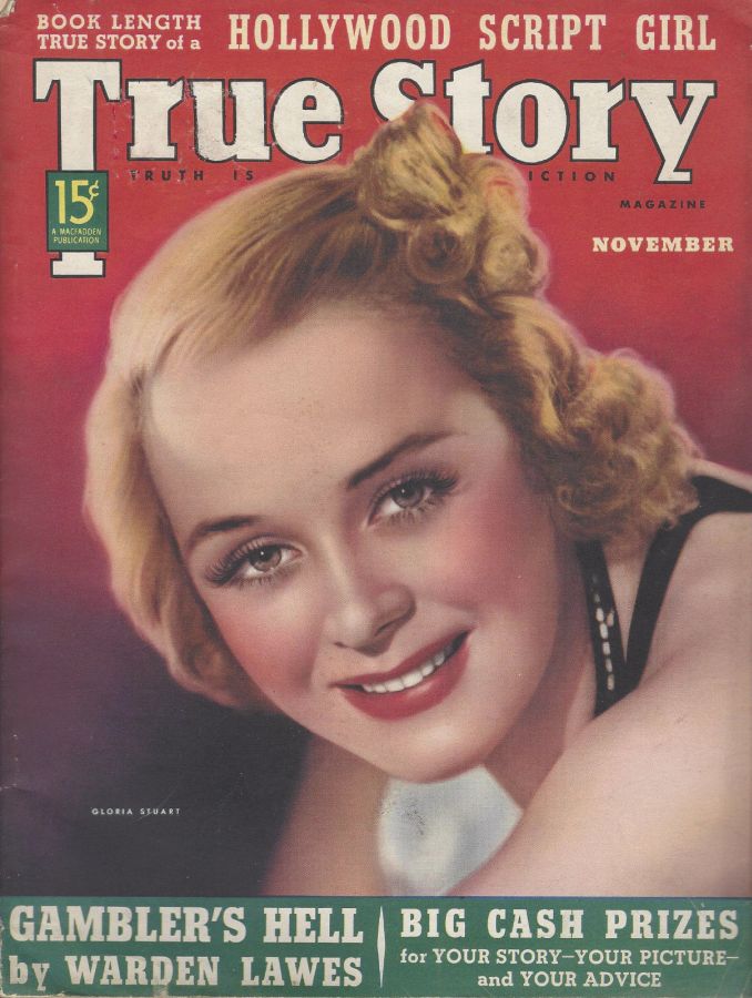 TRUE STORY magazine side cover Issue 192 November 1938