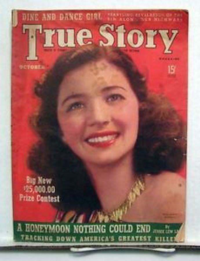 TRUE STORY magazine side cover October 1939