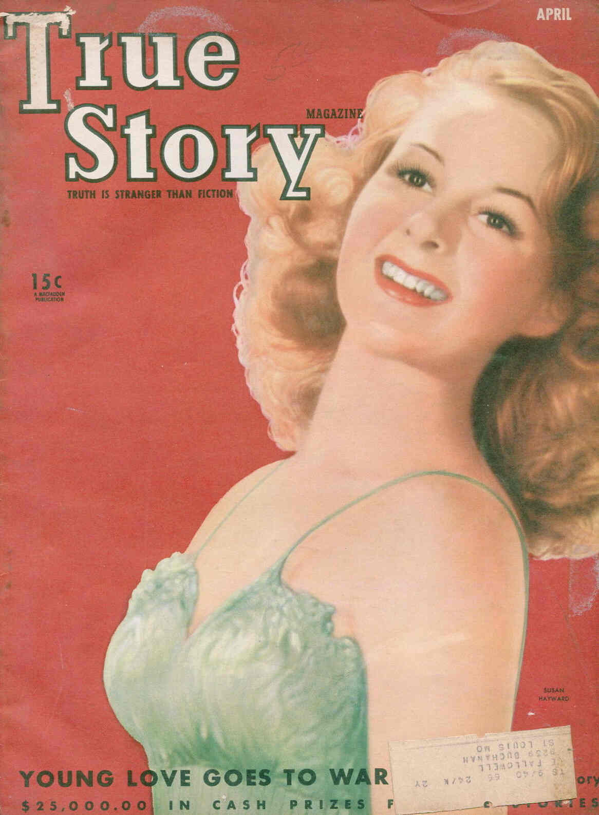TRUE STORY magazine side cover April 1940
