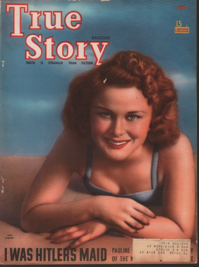 TRUE STORY magazine side cover July 1940