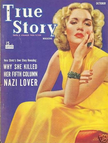 TRUE STORY magazine side cover October 1940