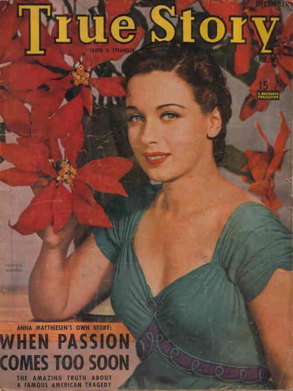 TRUE STORY magazine side cover December 1940