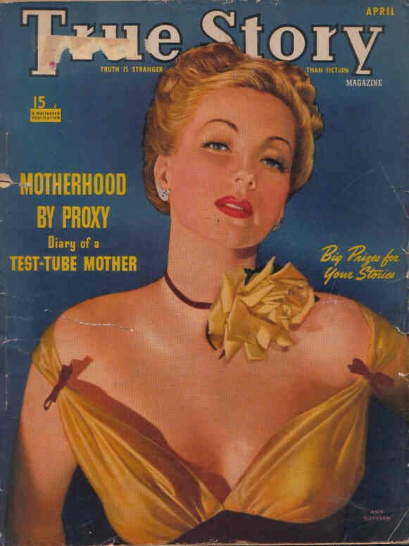 TRUE STORY magazine side cover April 1941