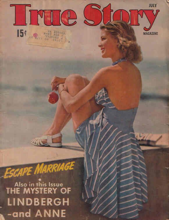 TRUE STORY magazine side cover July 1941