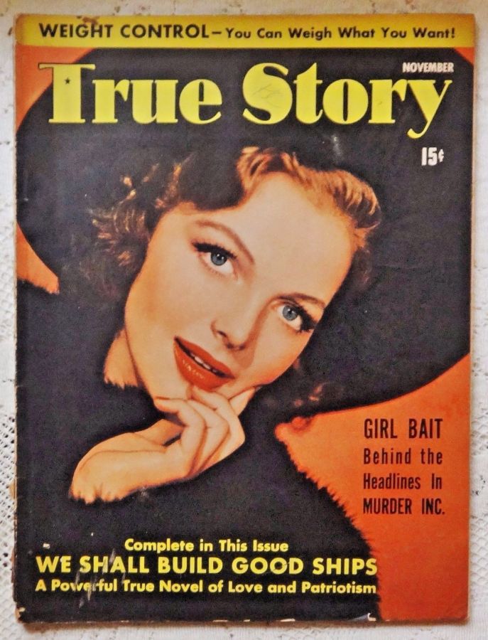 TRUE STORY magazine side cover November 1941