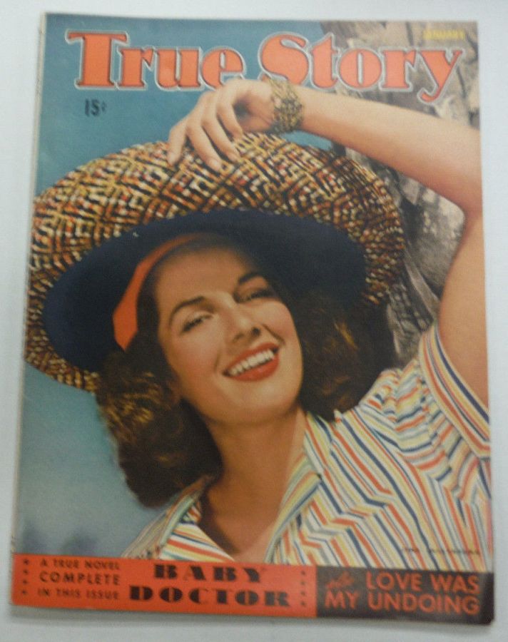 TRUE STORY magazine side cover January 1942