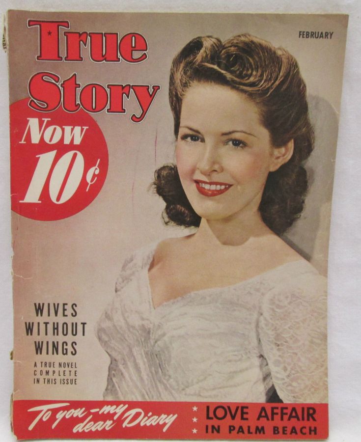 TRUE STORY magazine side cover February 1942