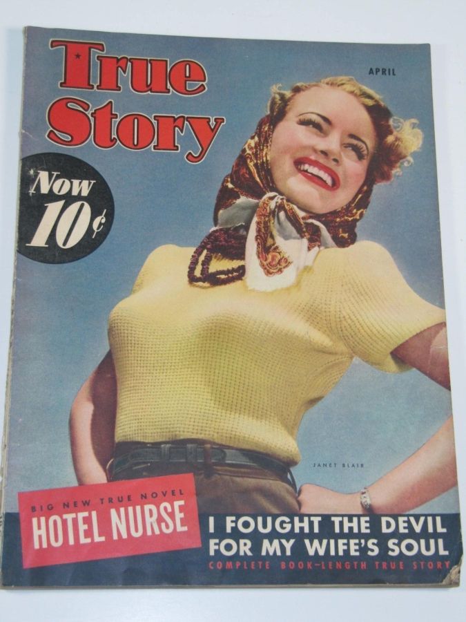 TRUE STORY magazine side cover April 1942